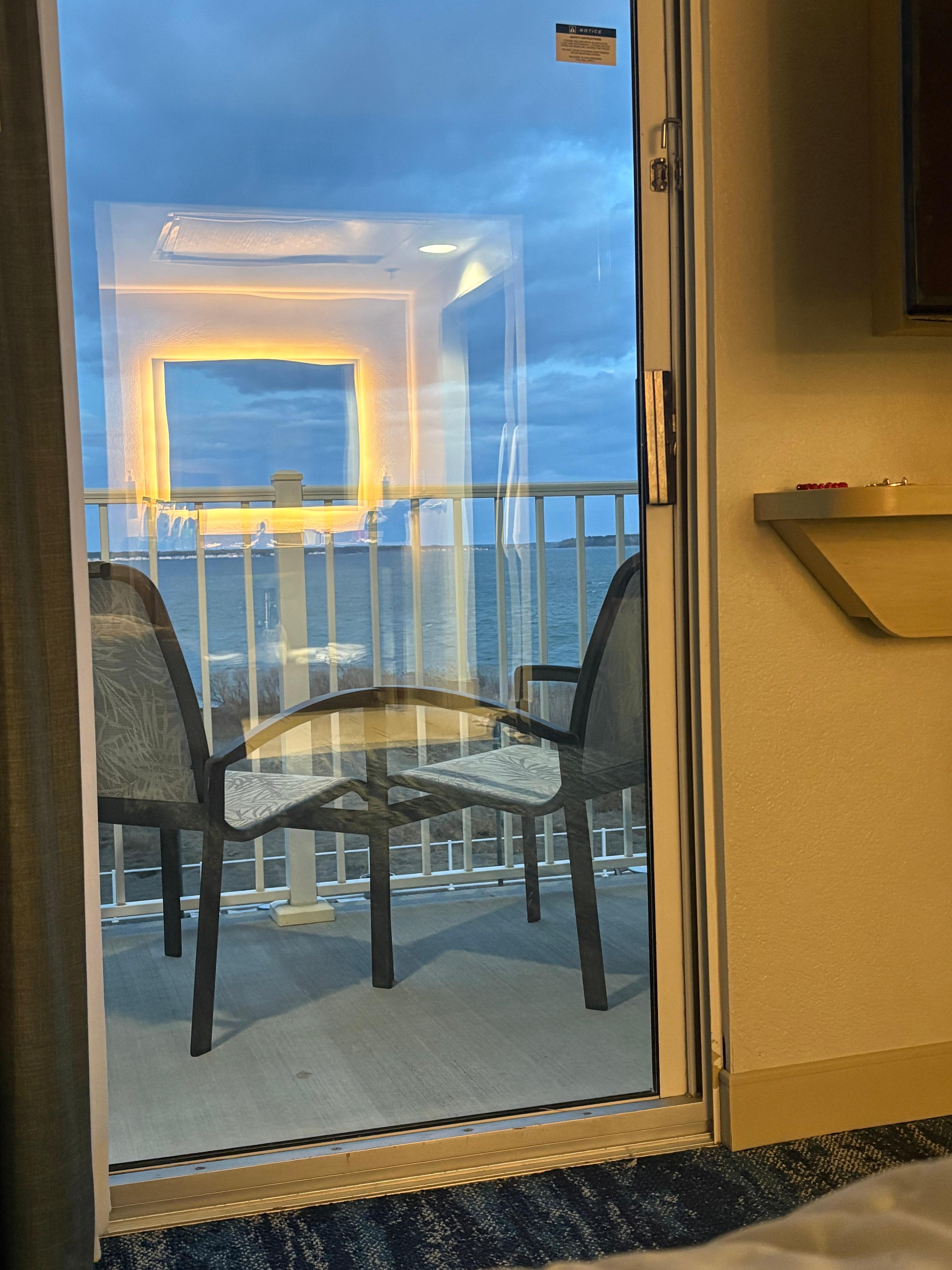 View from the bay side king room 