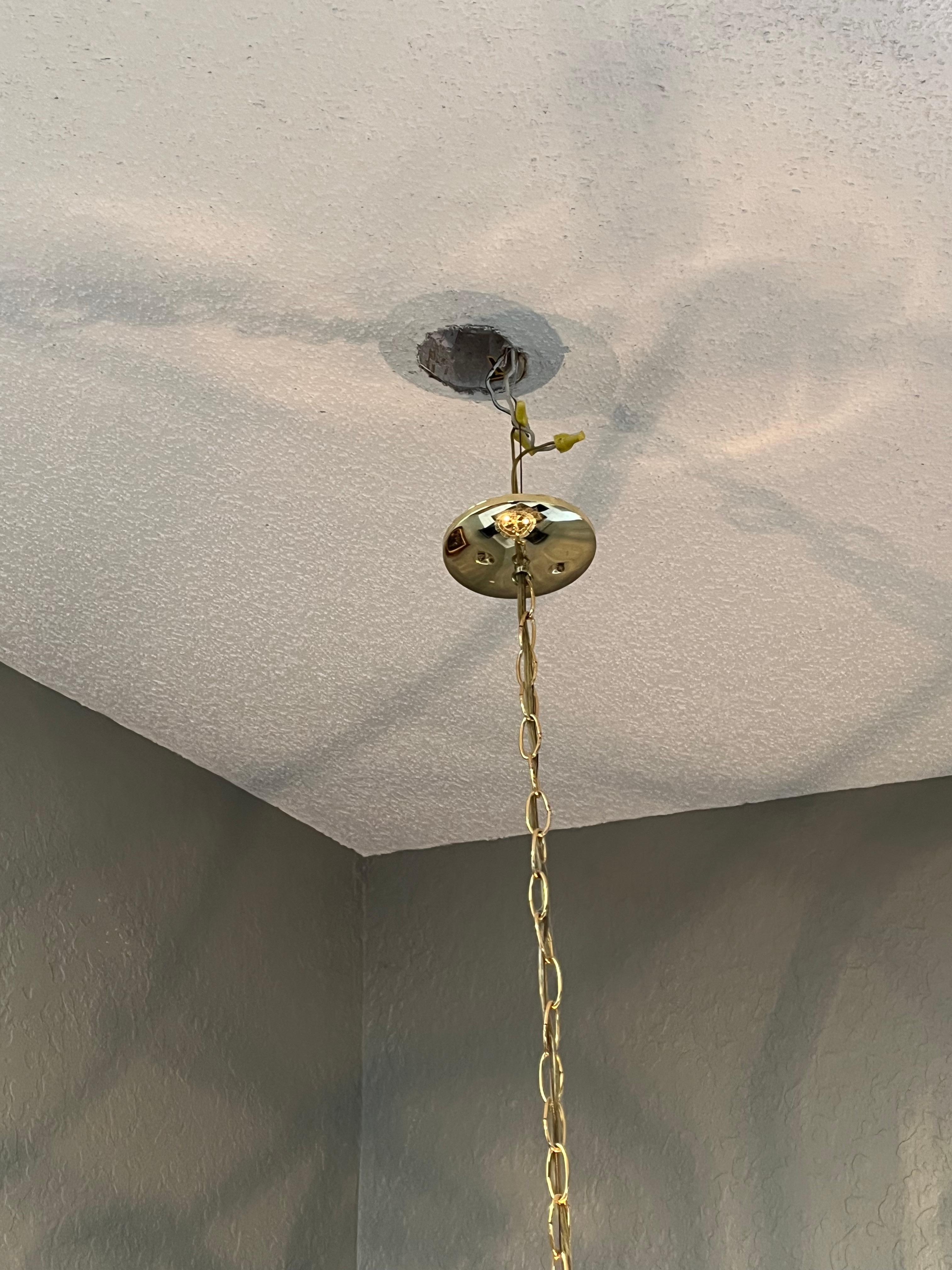 Light fixture over kitchen table