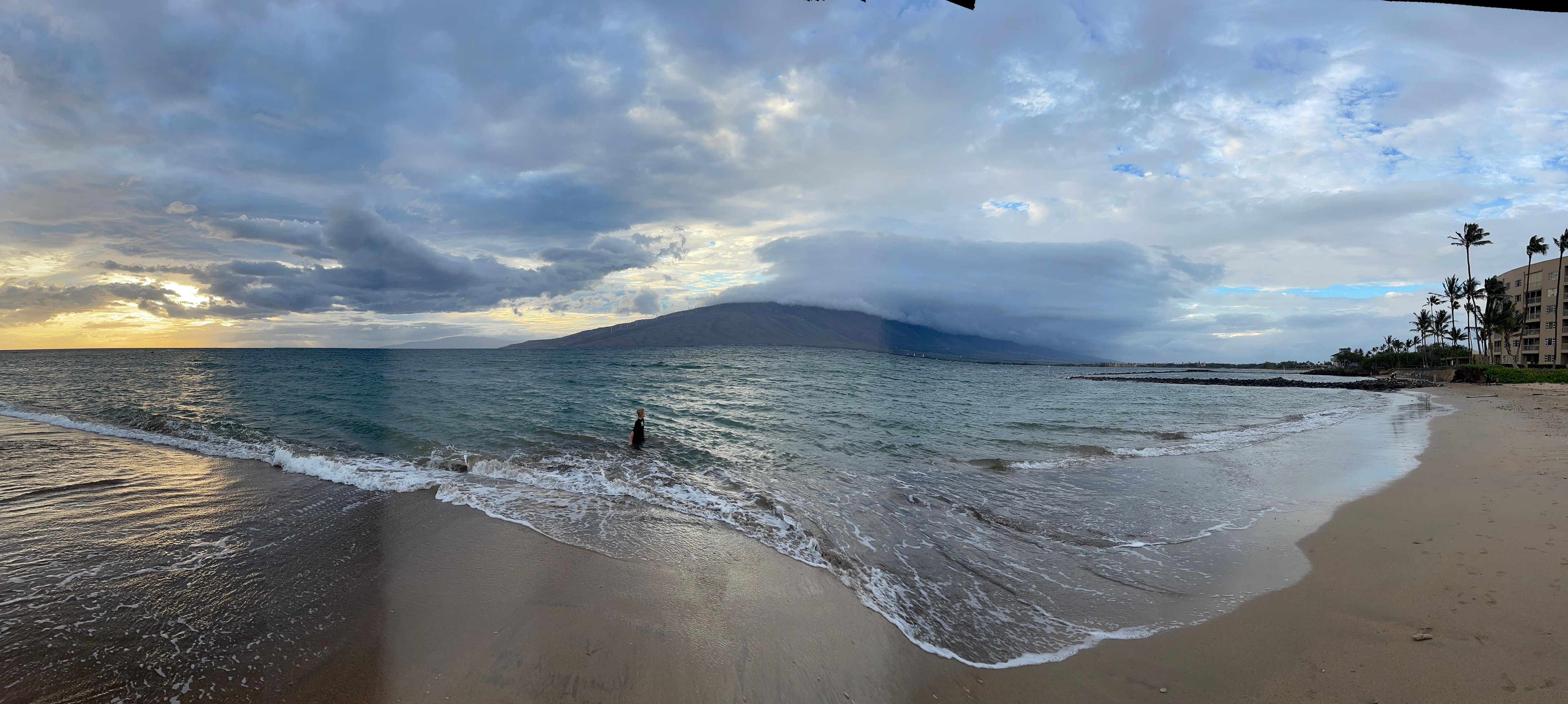 Beach across the street