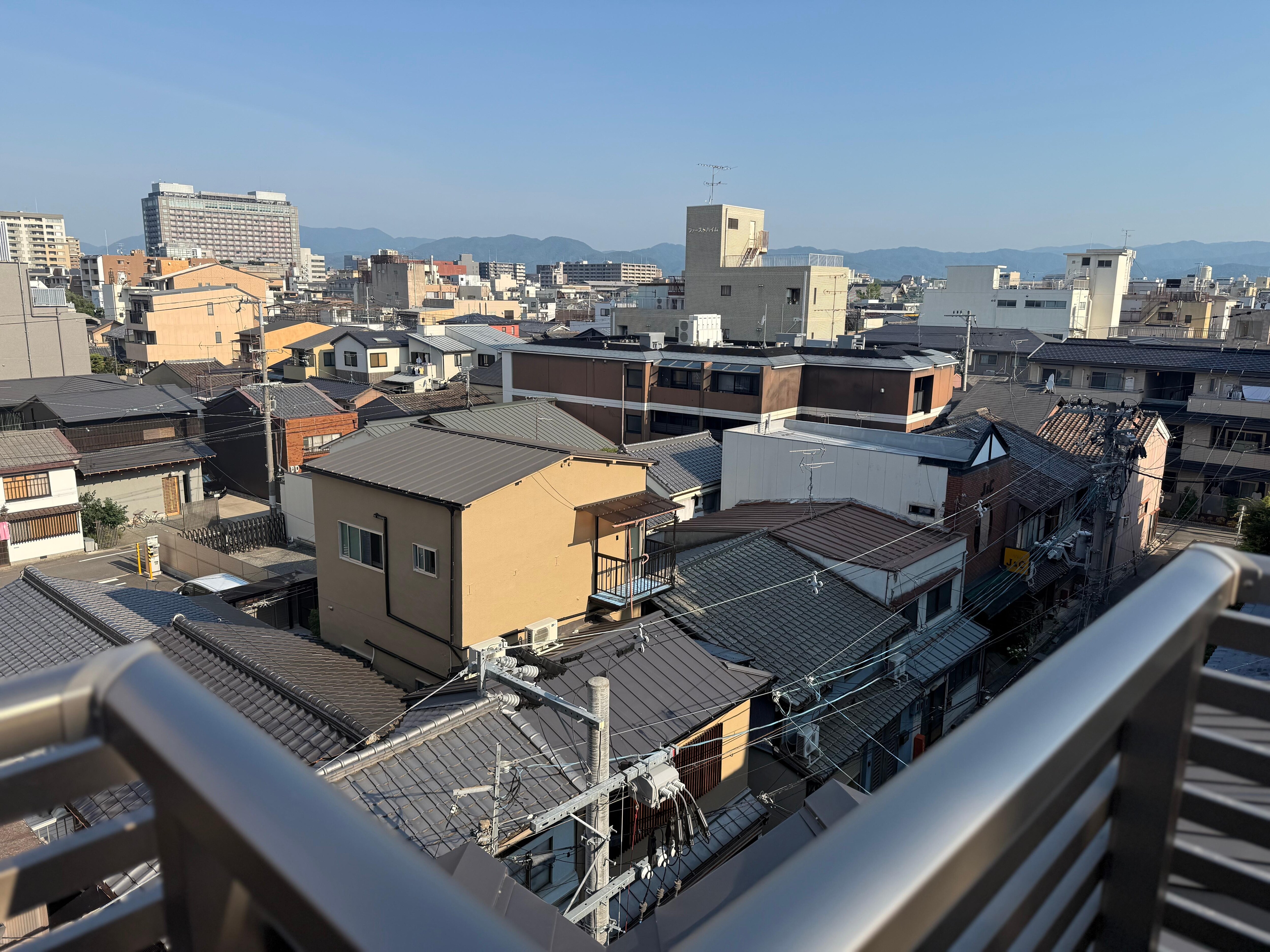 View from our balcony