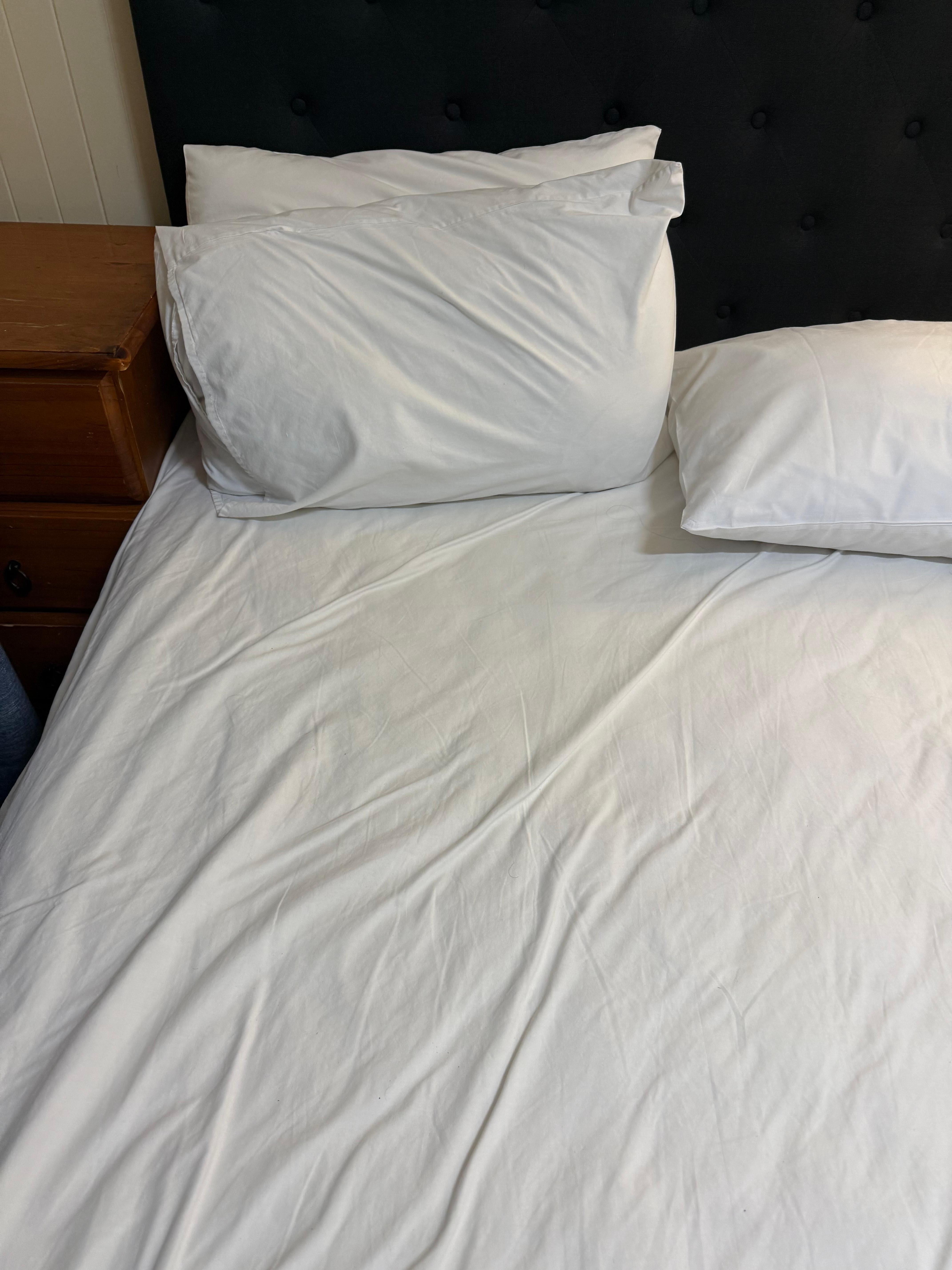 Stains on the sheets 