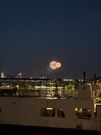 Free firework show on July 5th - from the room balcony
