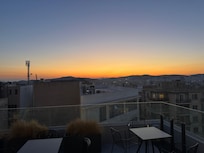 Sunset as observed from rooftop