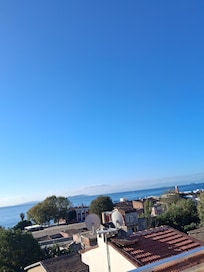 View from the breakfast terrace of the hotel