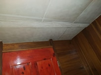 Dismal and depressing. "Comfort room"