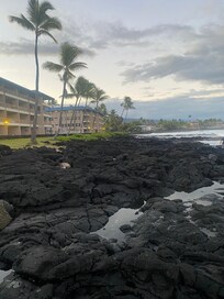 Backside of the resort.
