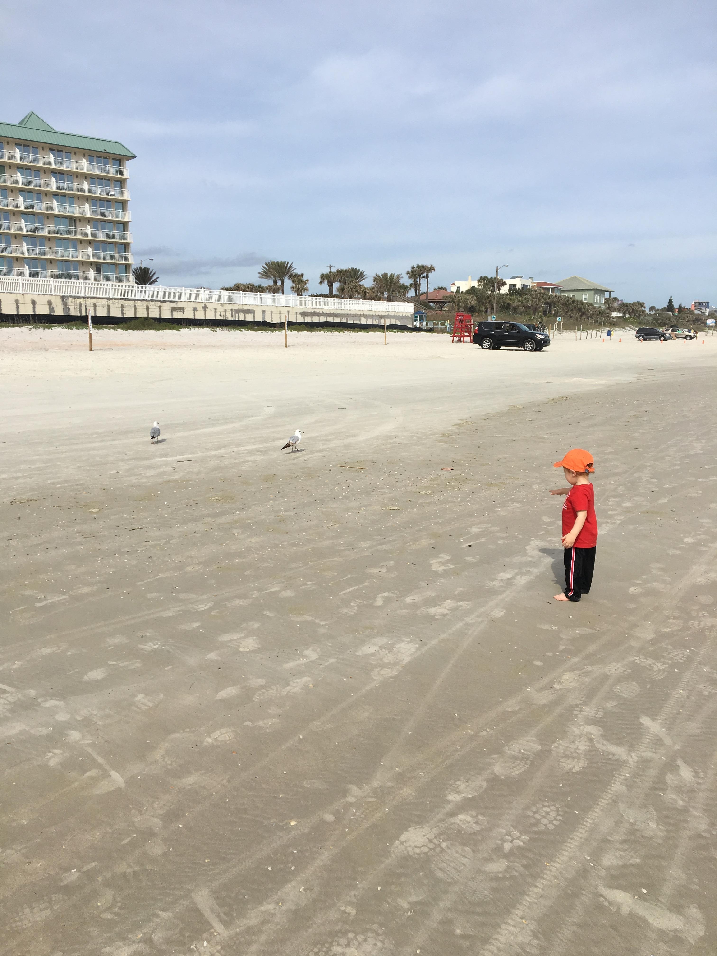 Beach directly in front of condo