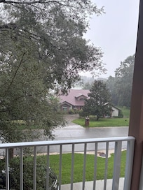 Balcony view of Lake Francis