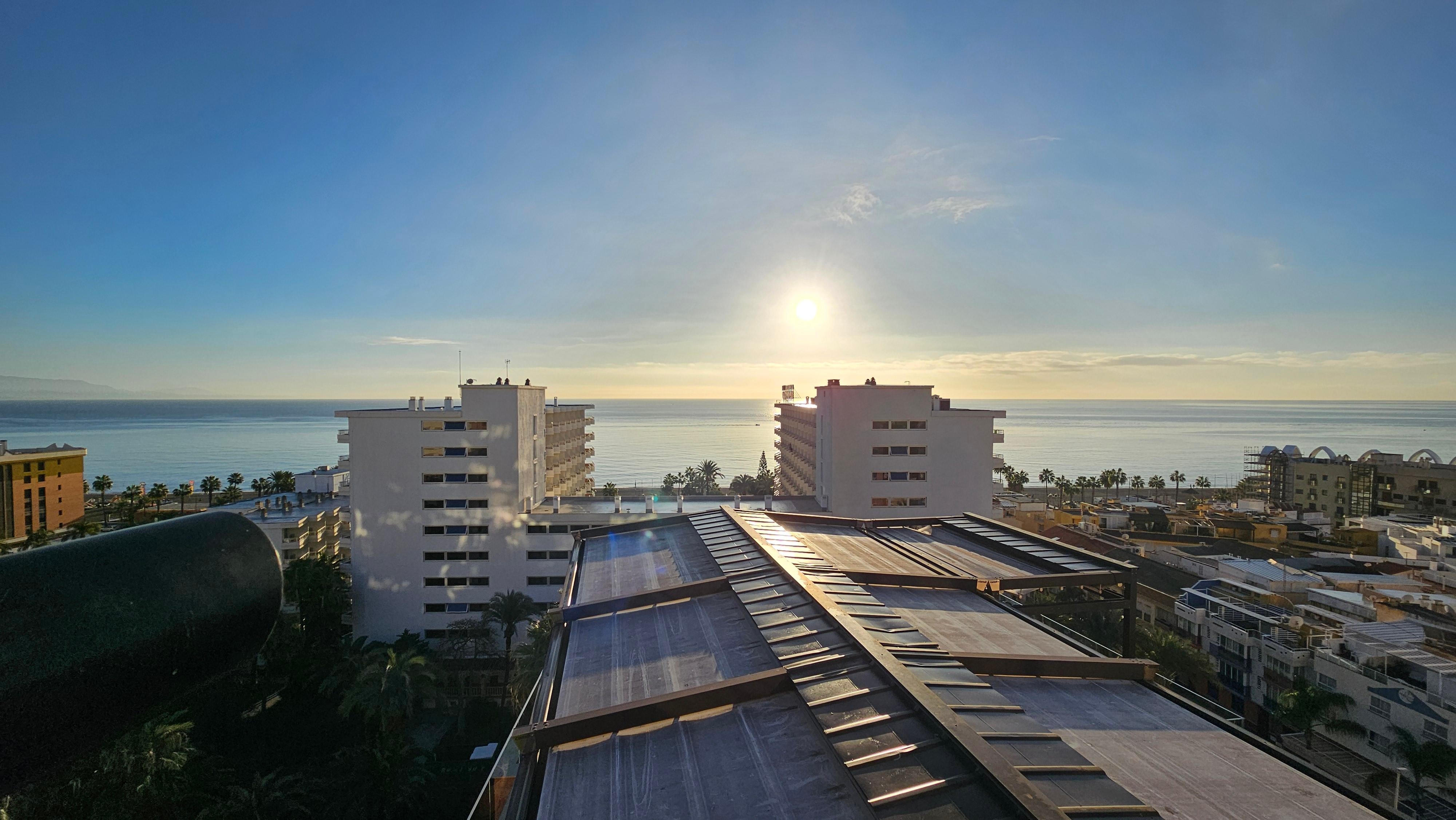 Fantastisk utsikt från terrassen 