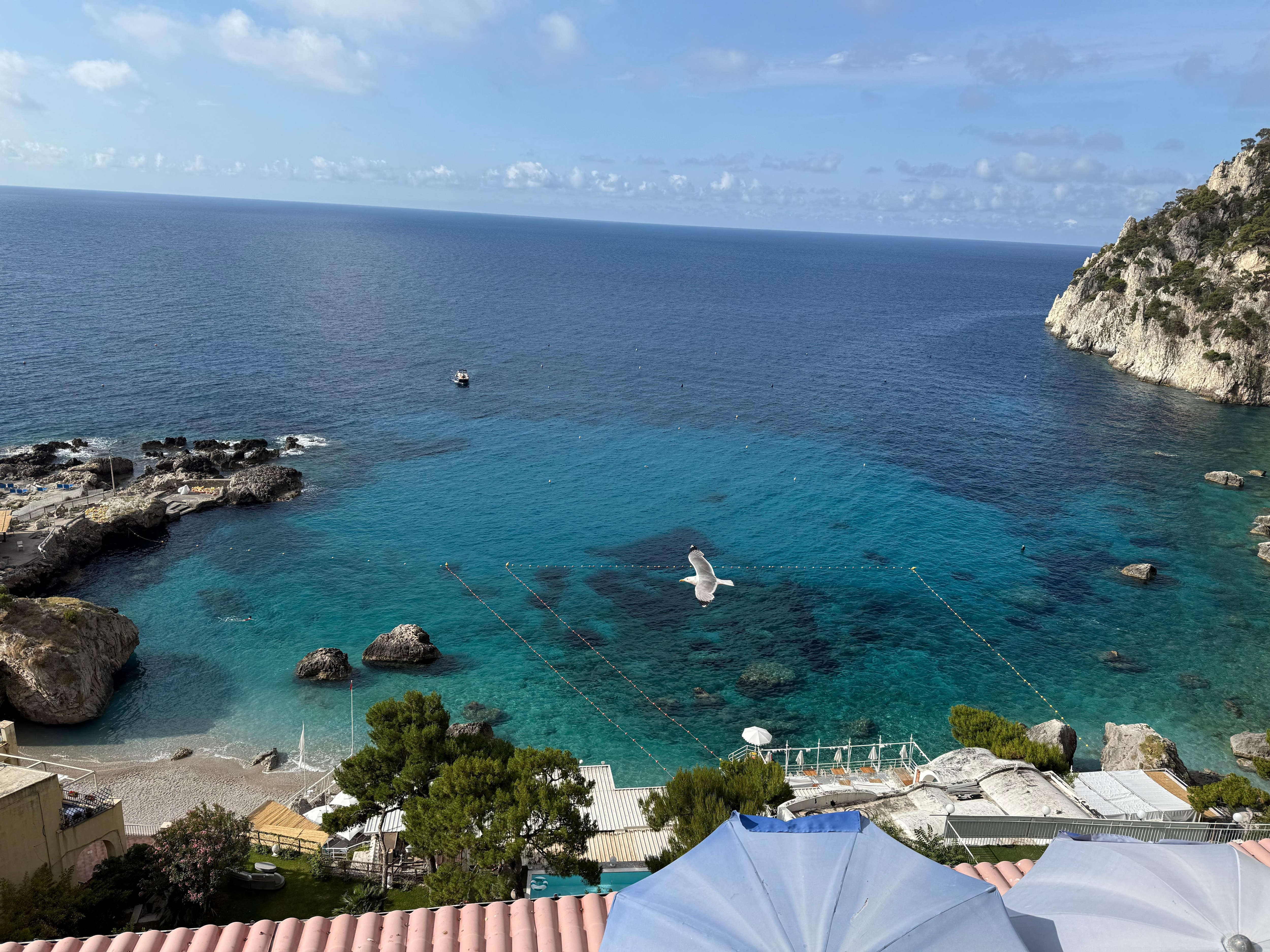 View from our room.