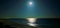 Beautiful full moon reflection