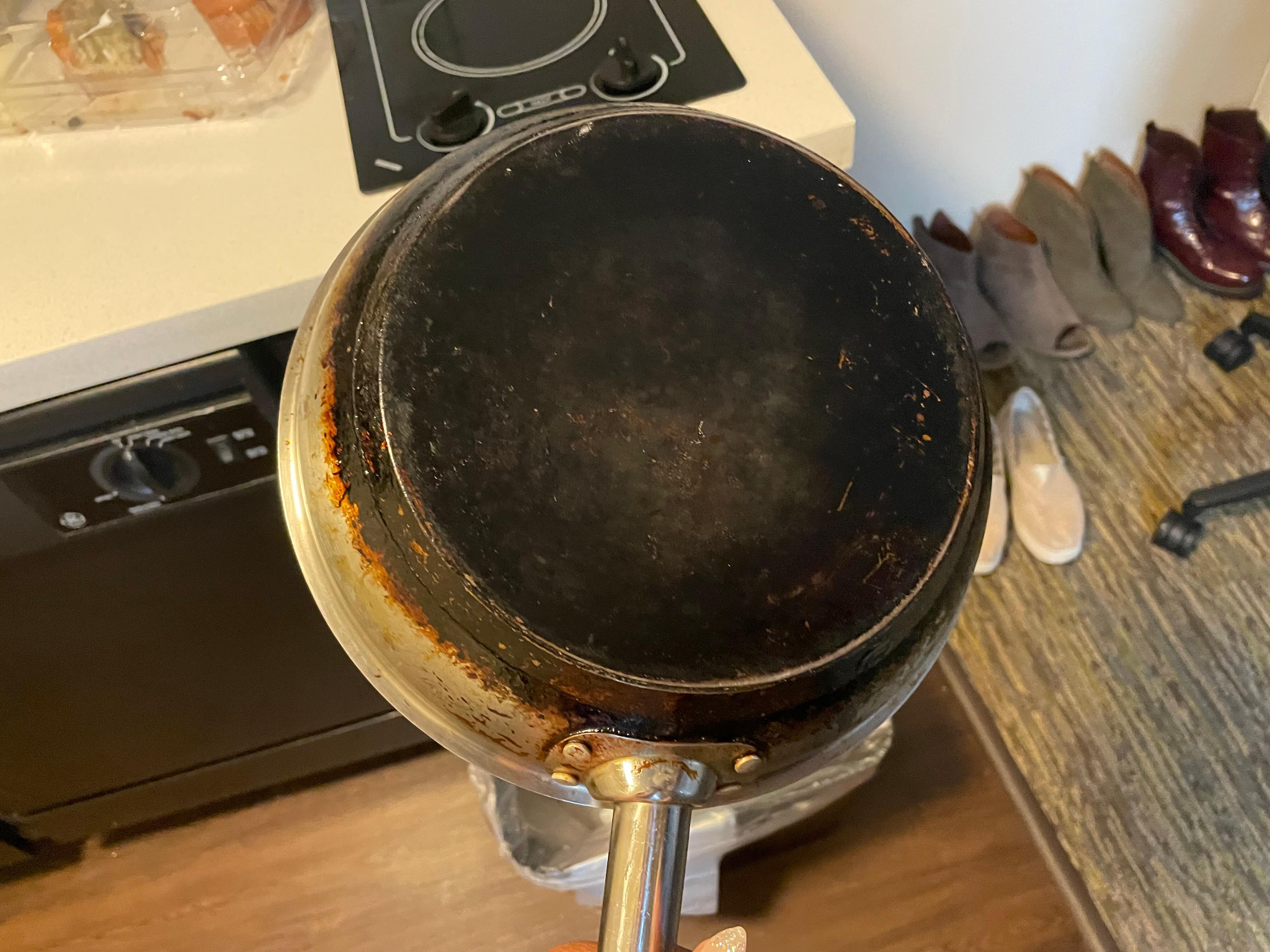 The General Manager offered me her dog pan to cook out of.