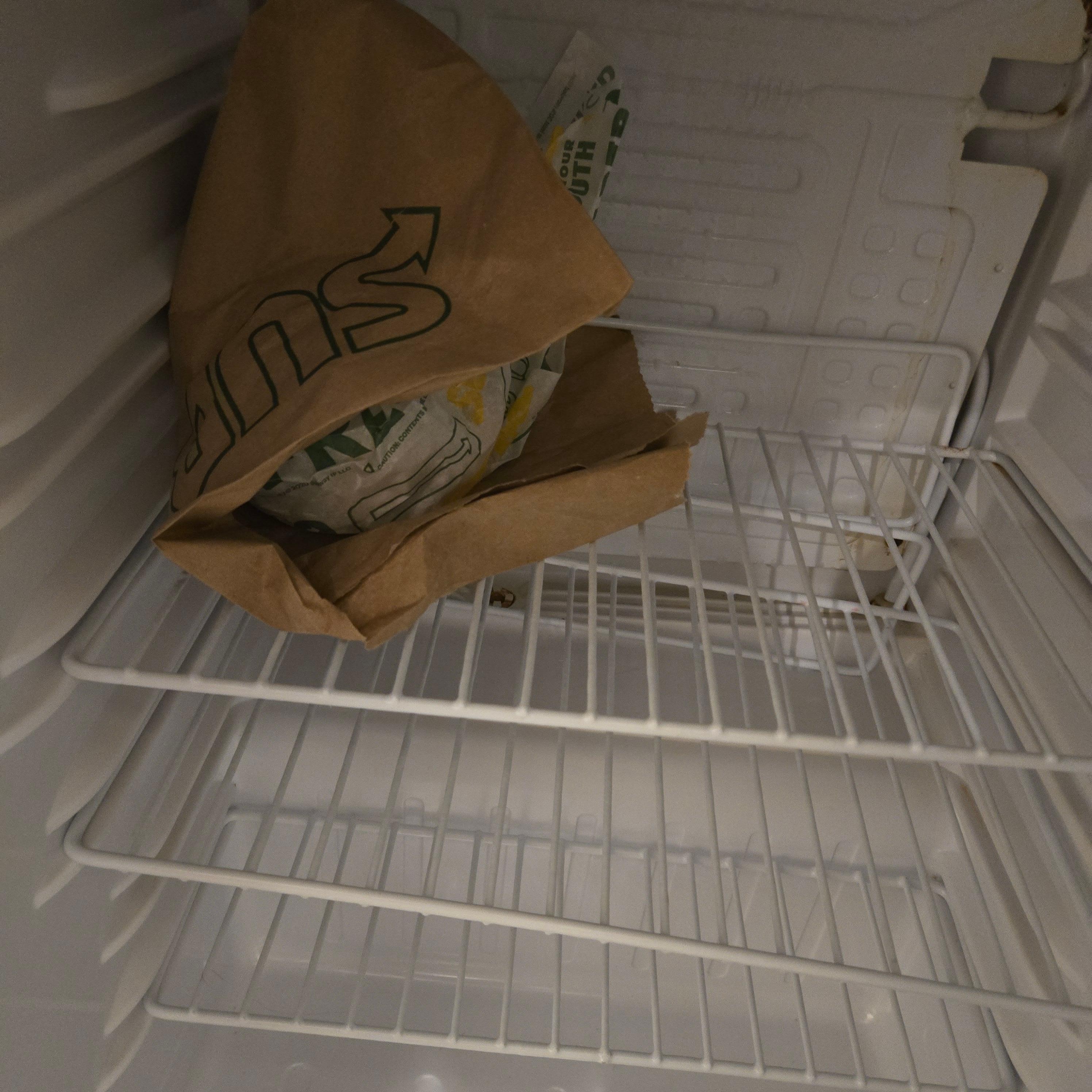 Food left from last guest 
