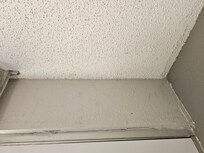 This is the ceiling and right above the door