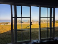 The view from the upstairs window!