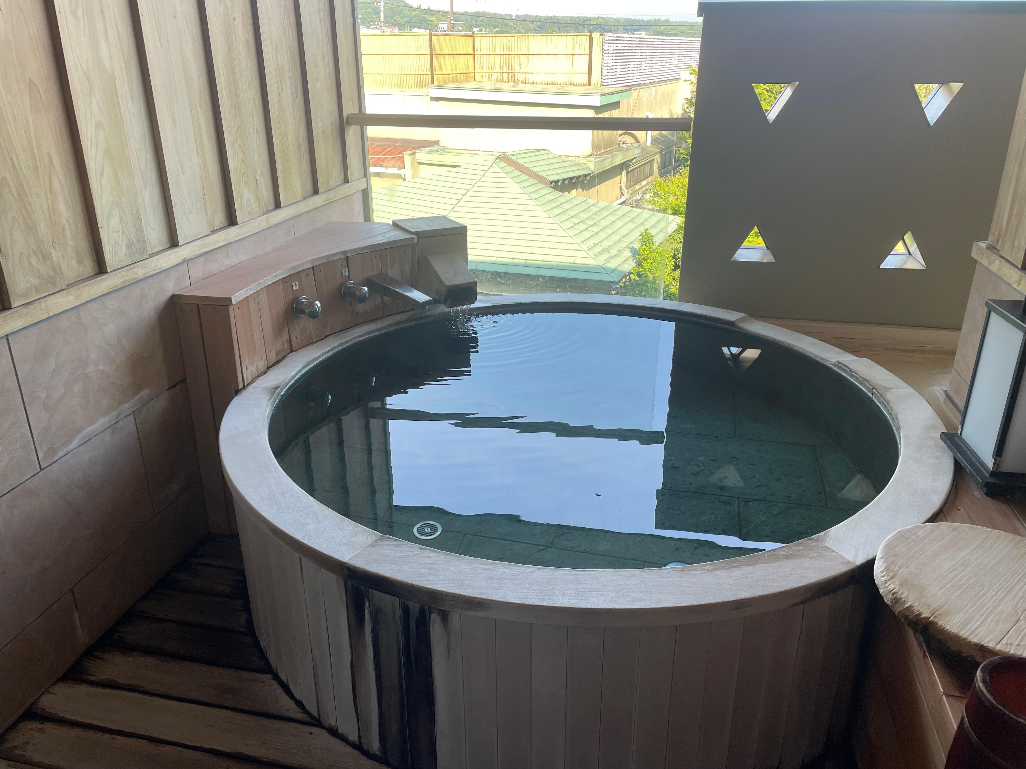 Bath if you have a room with private open bath.