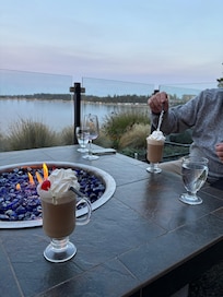 Dinner on the patio
