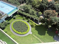 Garden view from our room