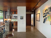 Front Entrance and kitchen