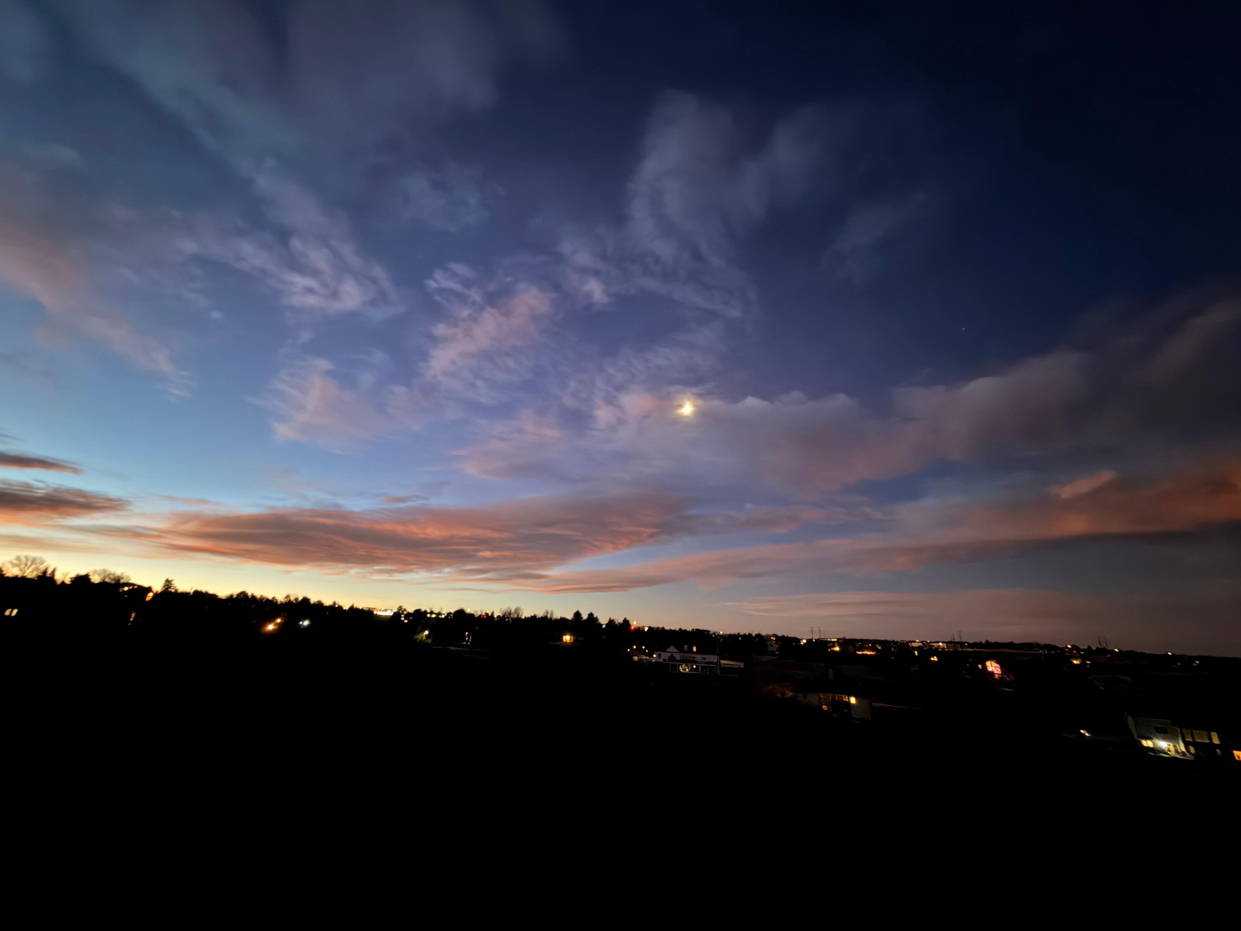 Taken from the back patio.