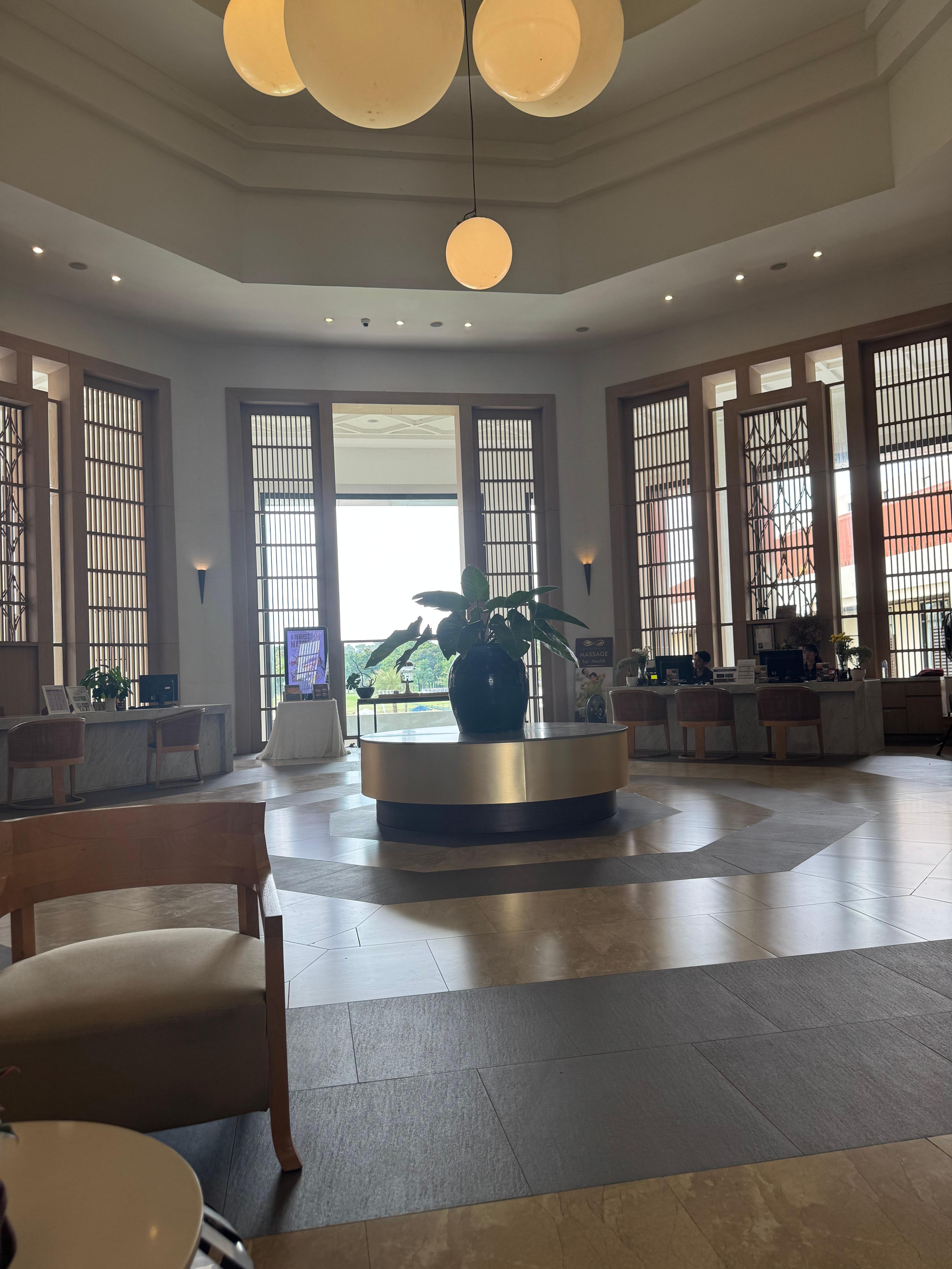Reception lobby, very nice