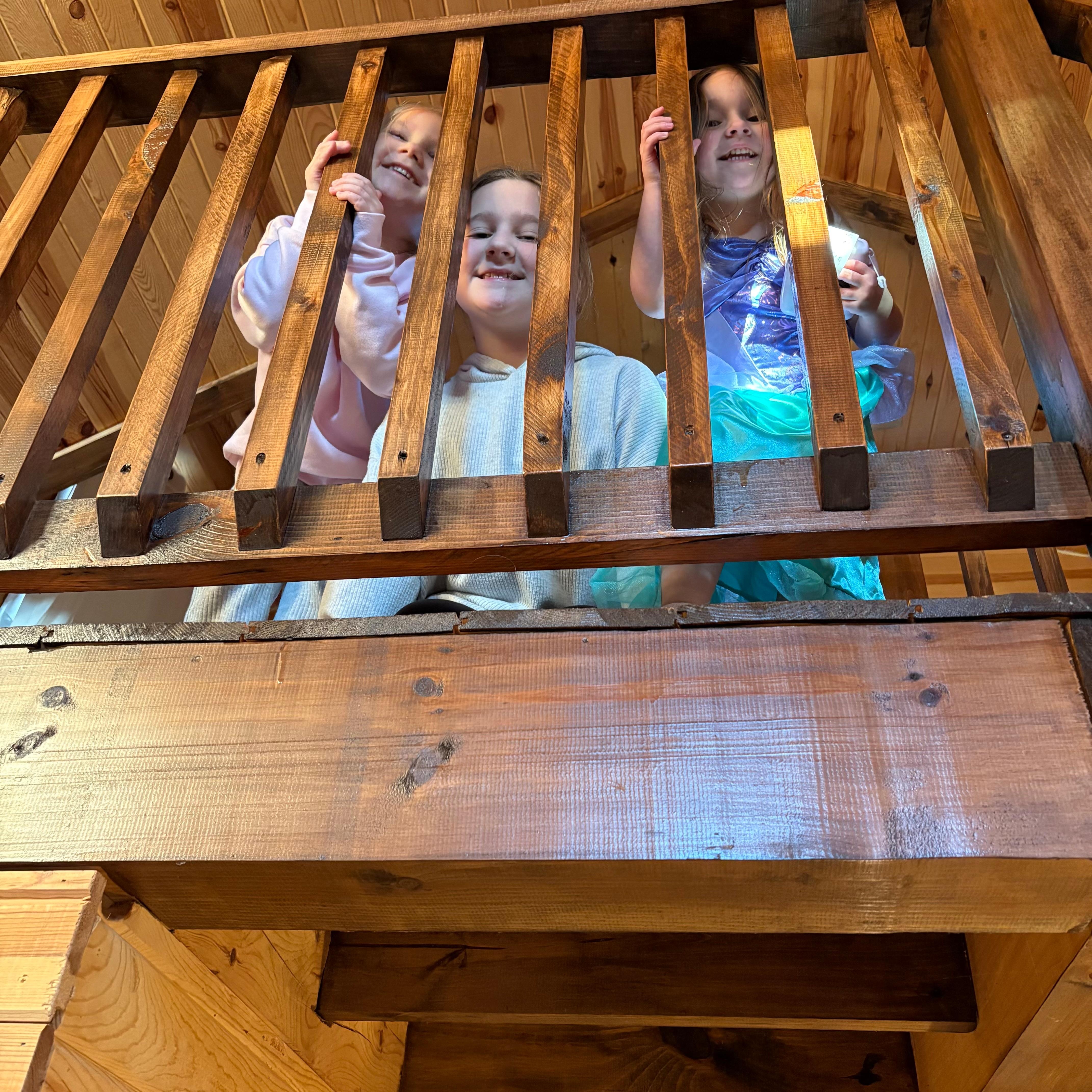 We love the upstairs! 