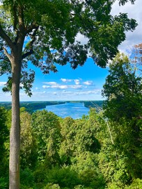 View of the Niagara River from Brock’s Monument, just a short drive or bike ride from the property.