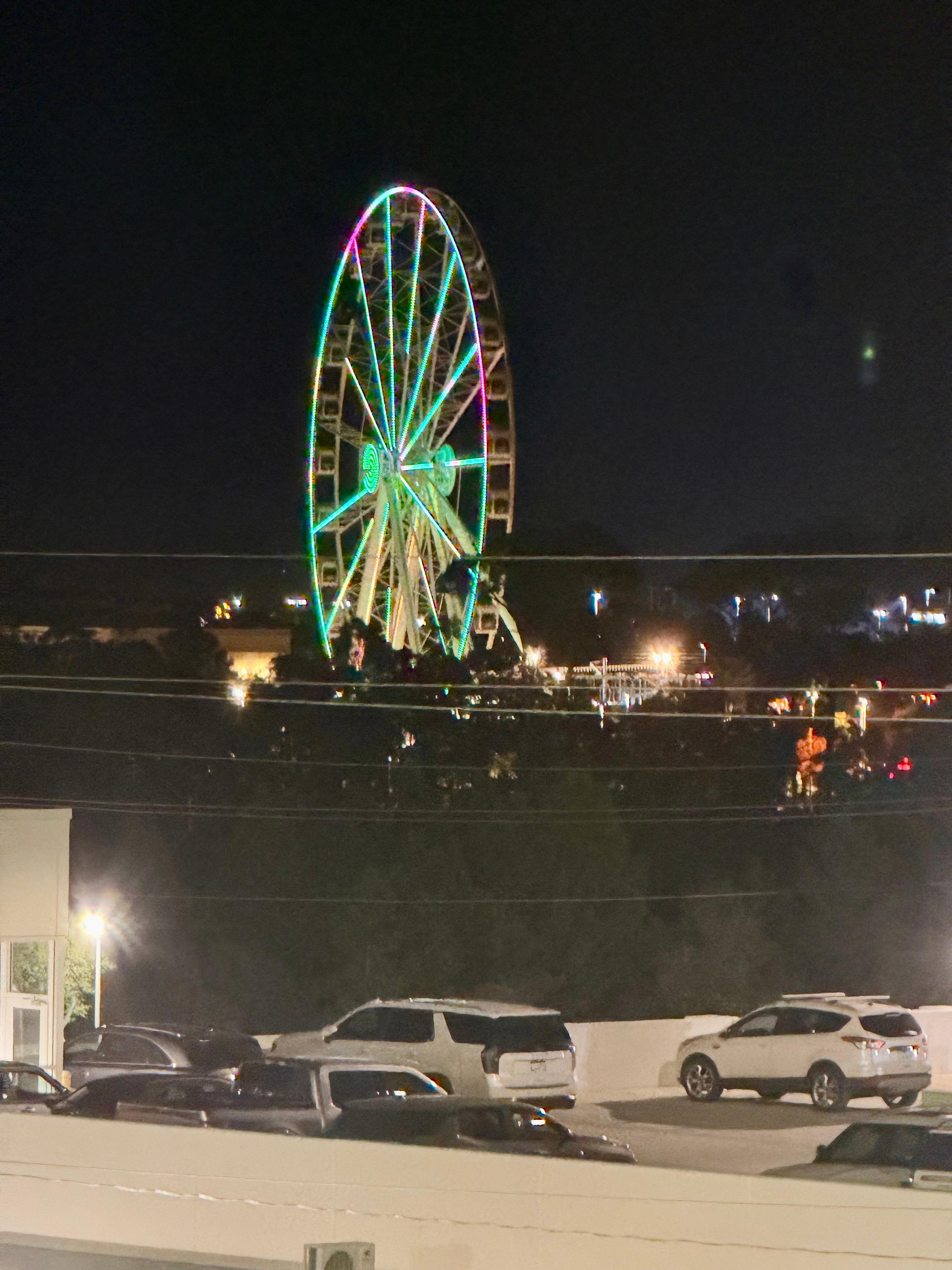 View from top of parking garage