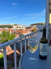 View of the castle from the terrace
