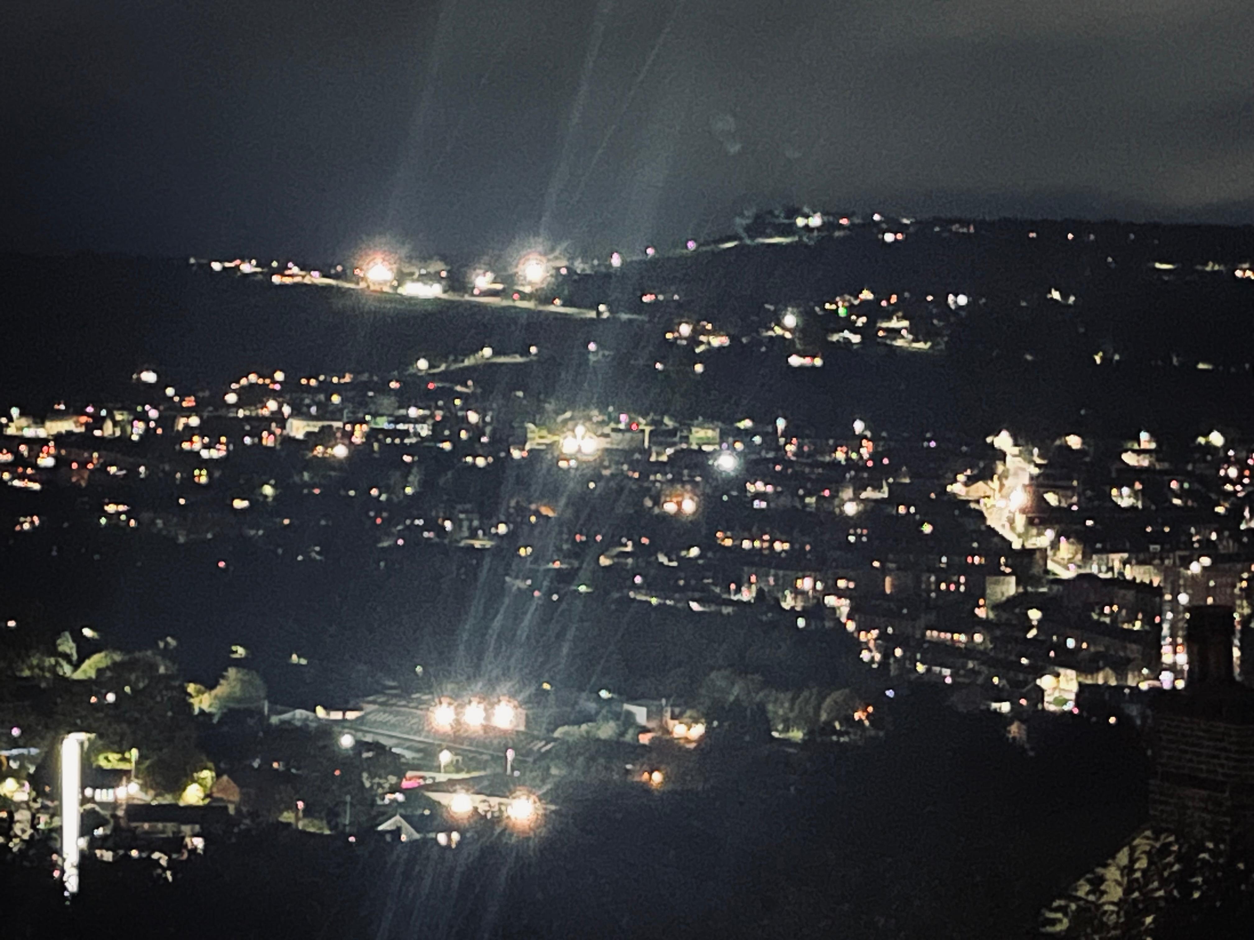 Across the valley looking at Halifax at night. 
