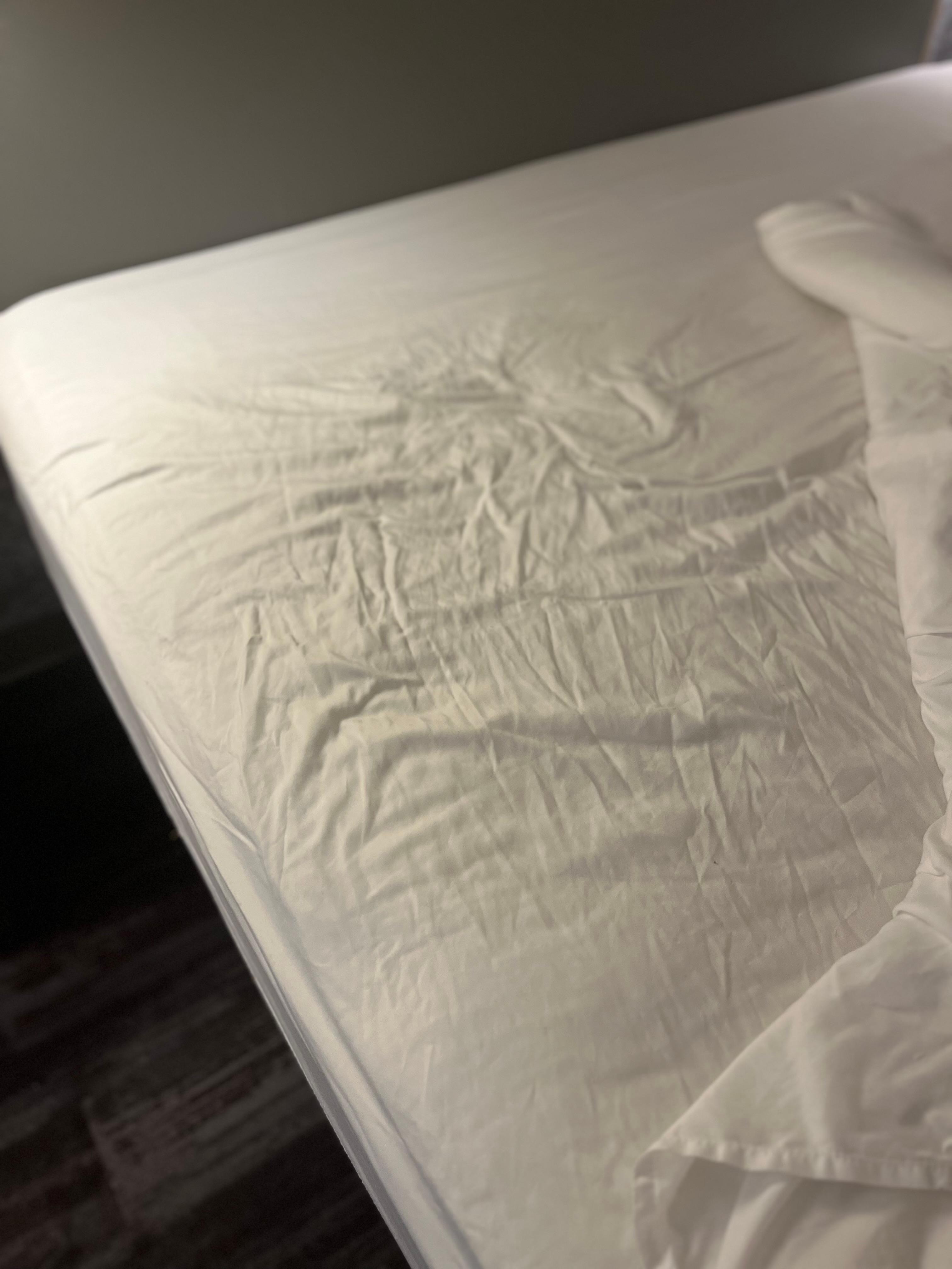 Sheets had been used