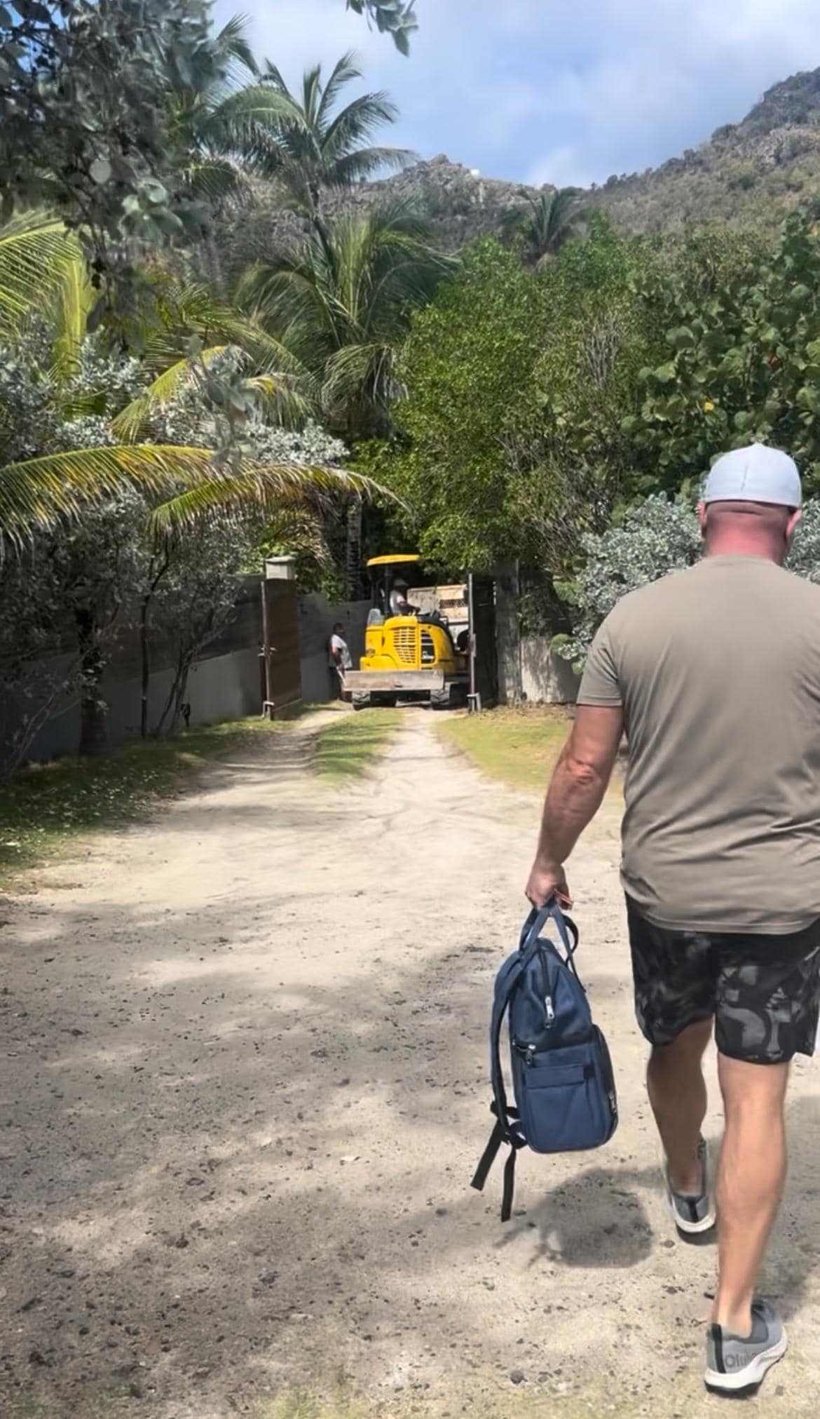 equipment blocking driveway most days