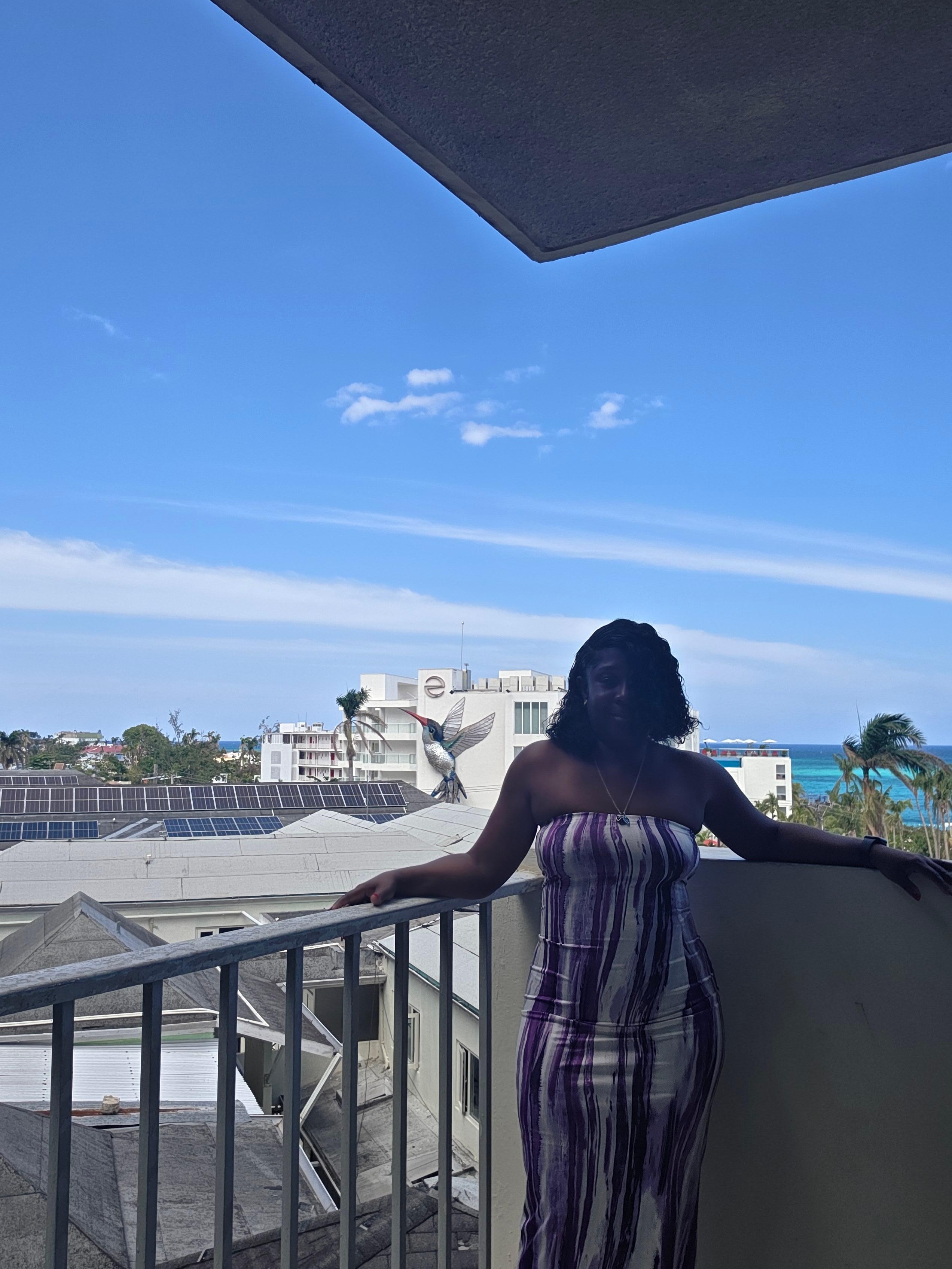 View from the balcony 