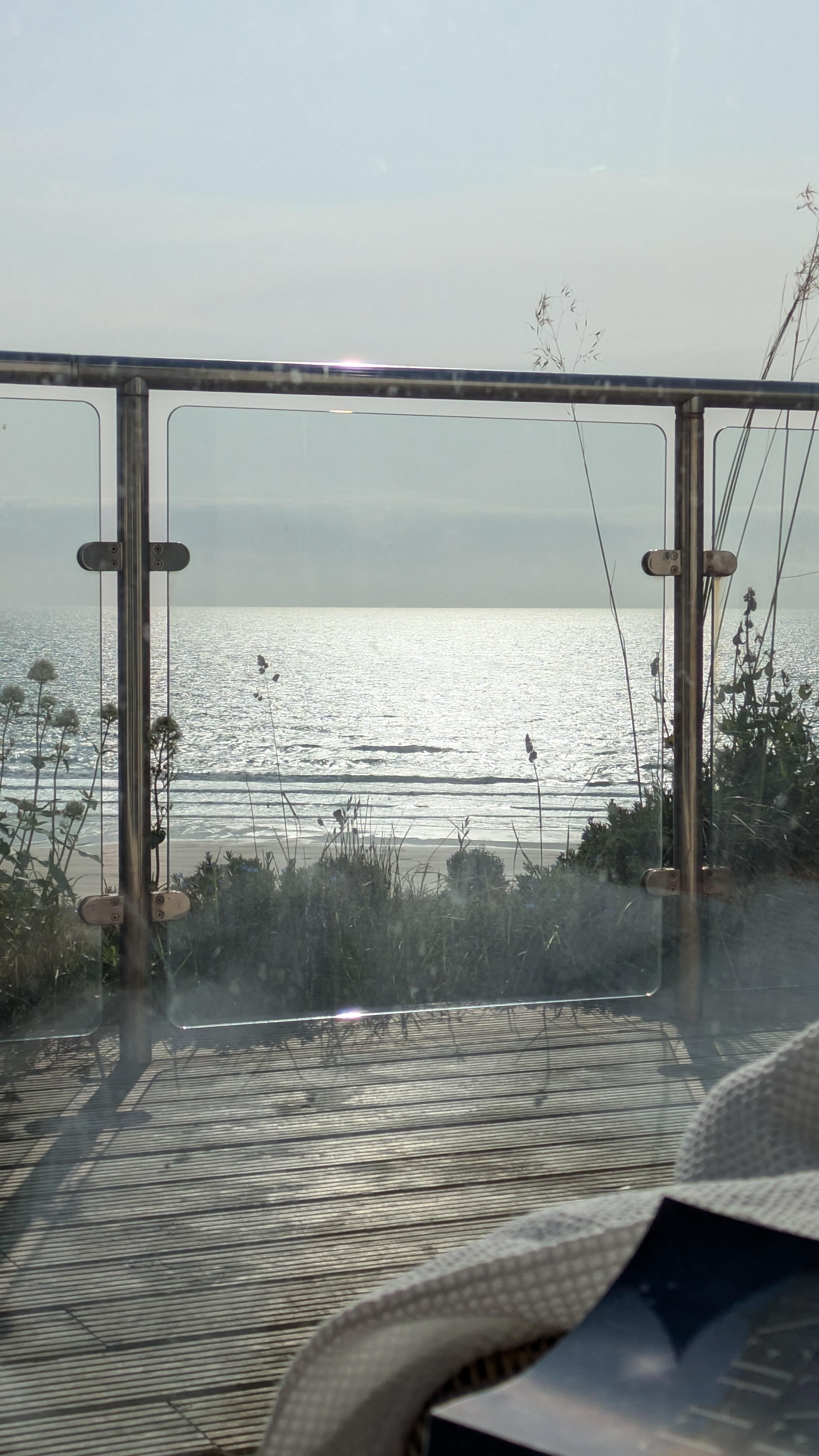 View from the spa