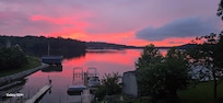 Beautiful Sunset from the  Lakehouse