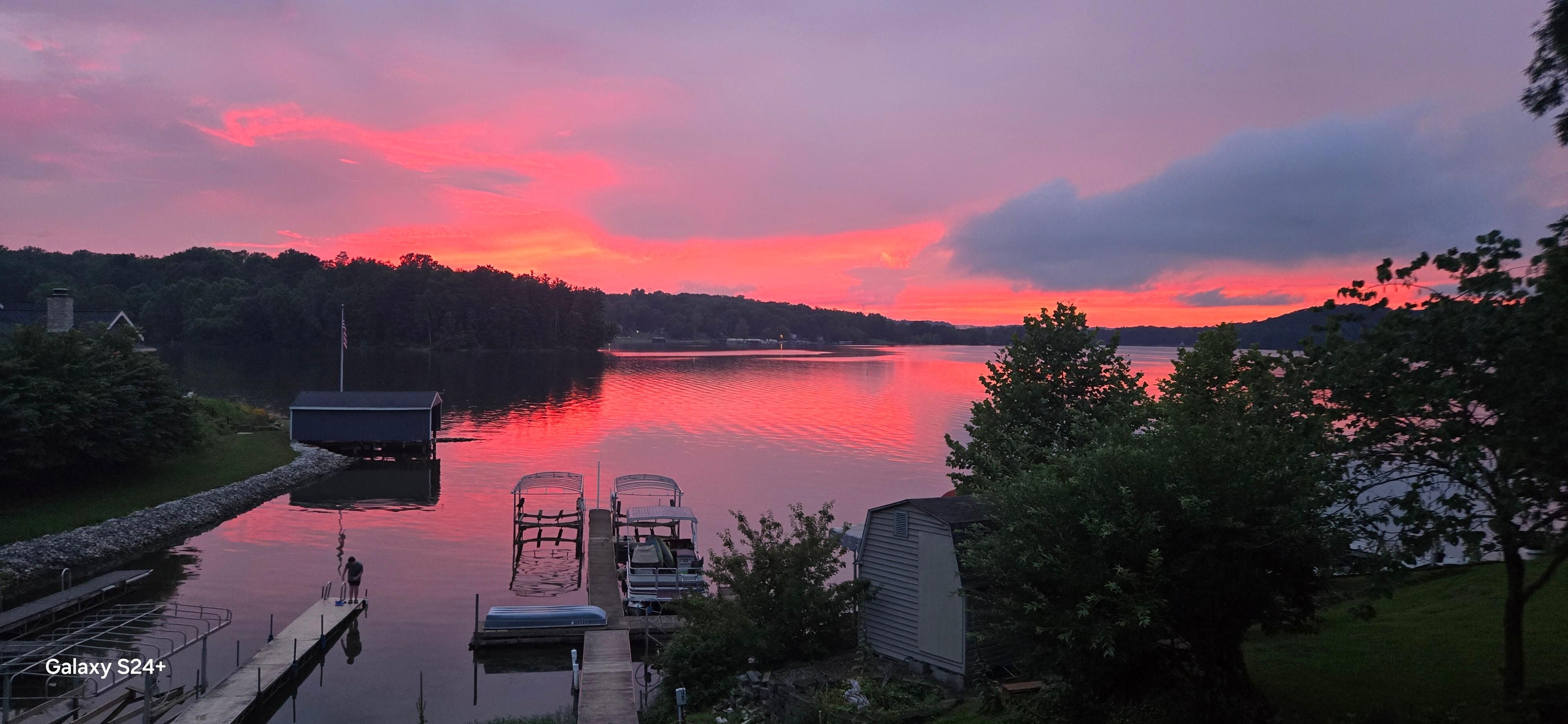 Beautiful Sunset from the  Lakehouse