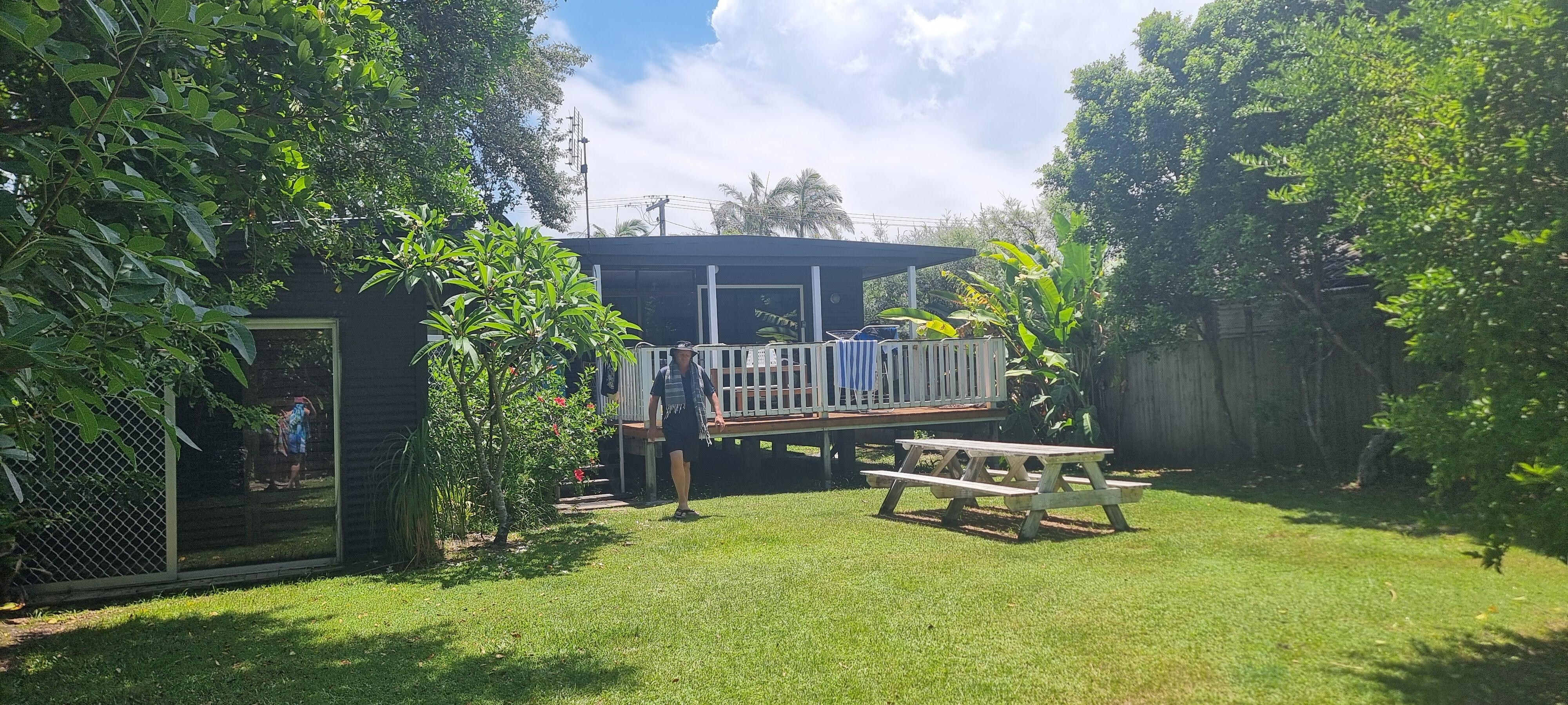 Open garden at front of property...plenty of room to kick a ball