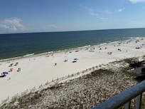 Ocean facing balcony view.