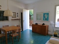 living room with table