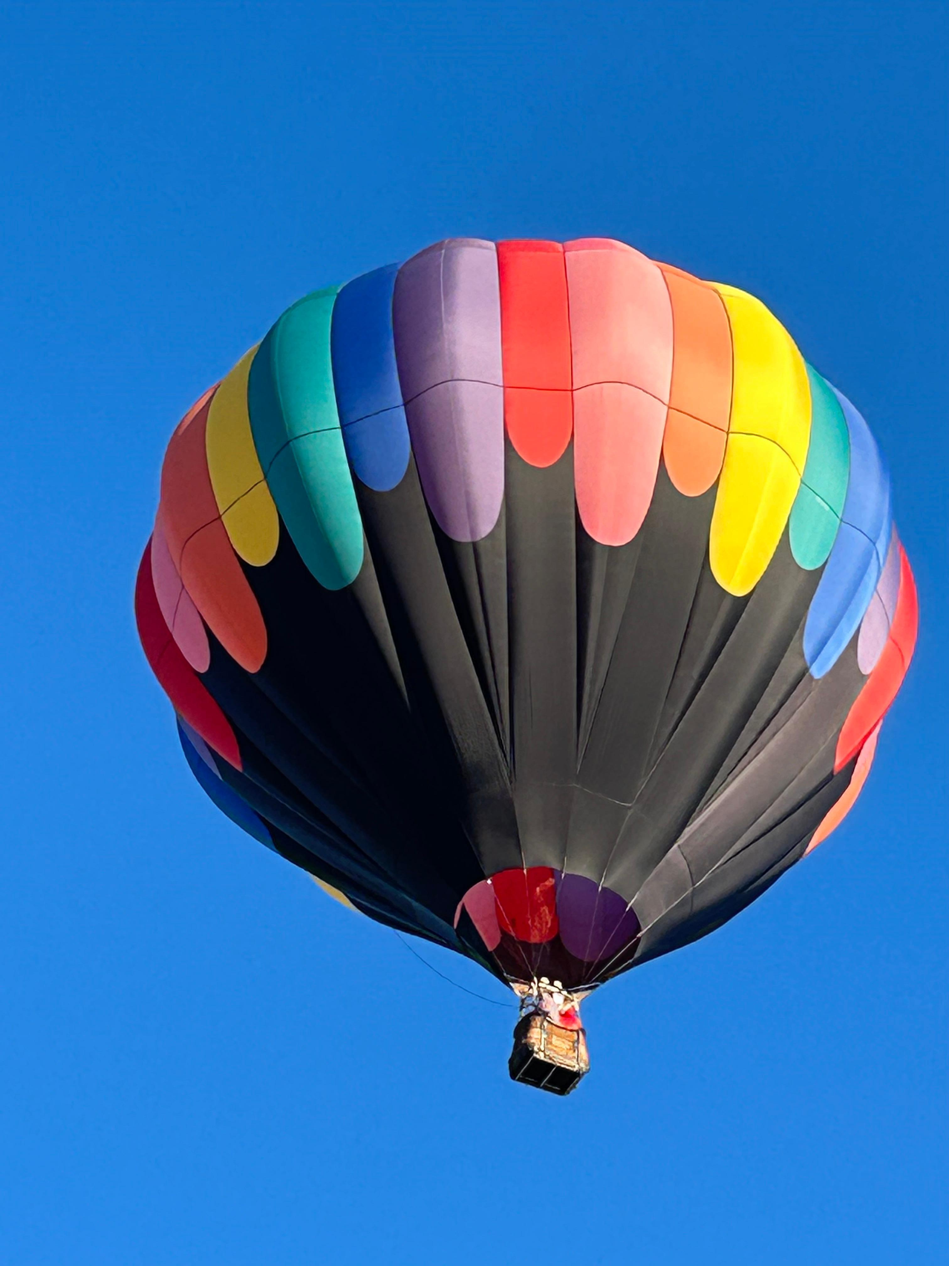 Balloons early Sunday morning.