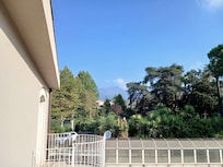 View of etna from our balcony