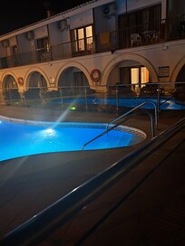 Pool view on arrival