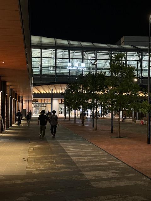 The hotel is immediately behind the main station building.