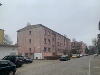 The apartment complex