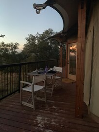 Dinner at dusk