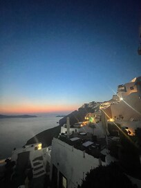 view from terrace outside our room