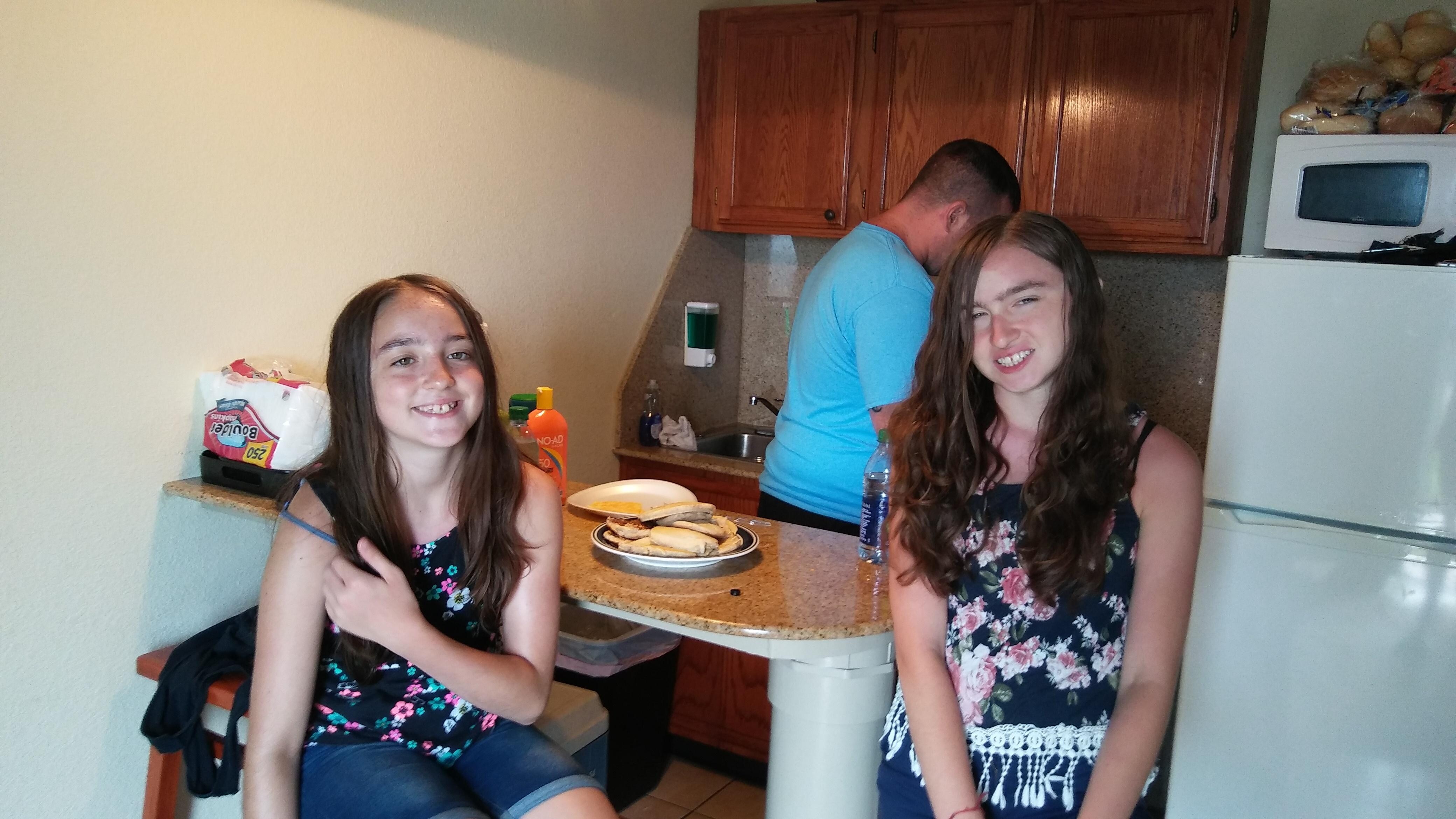Small but adequate kitchen