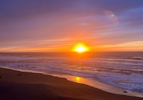 Sunset from the cottage.