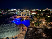 View from Penthouse apartment at night