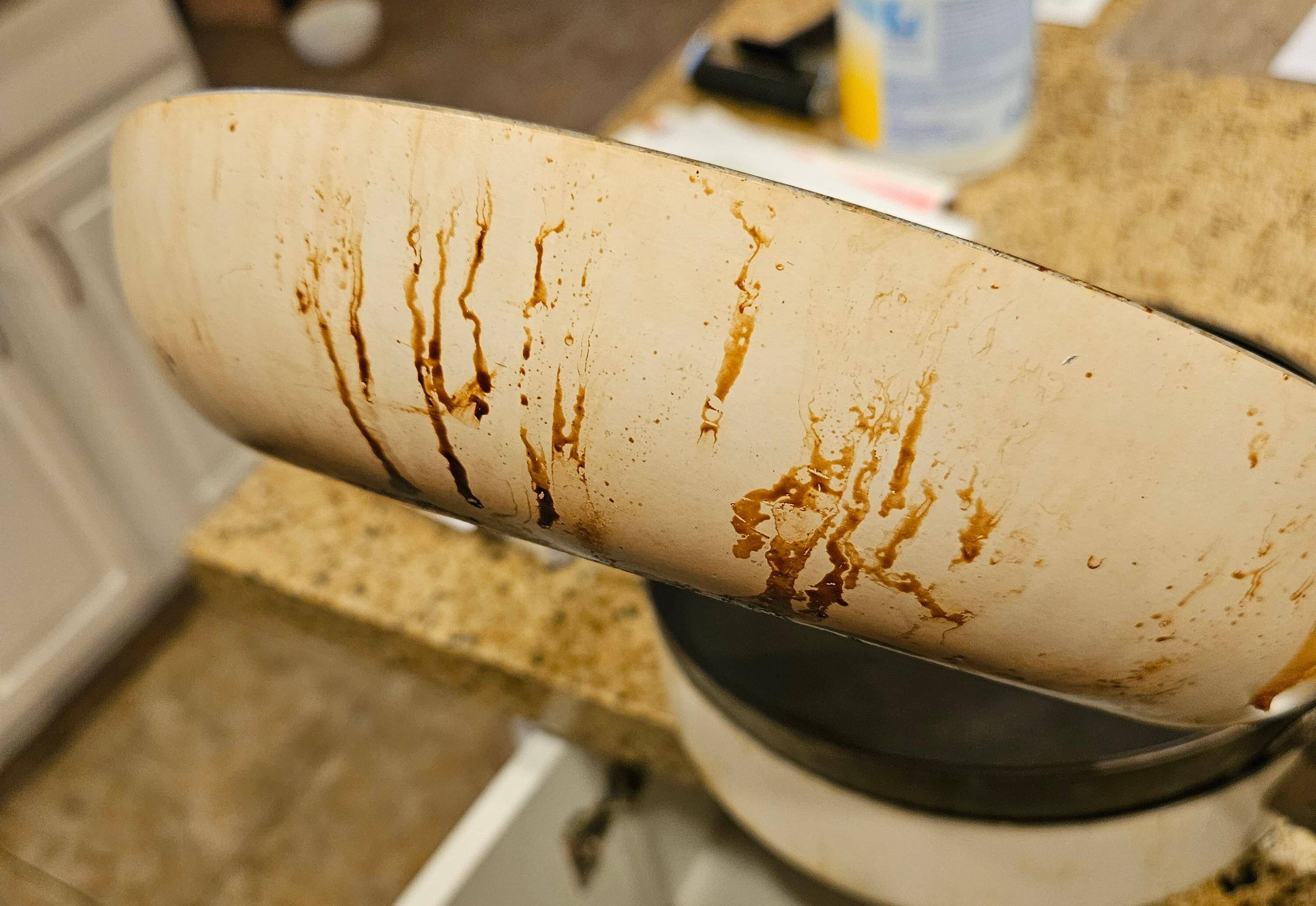 Outside of pans, ALL looked like this 